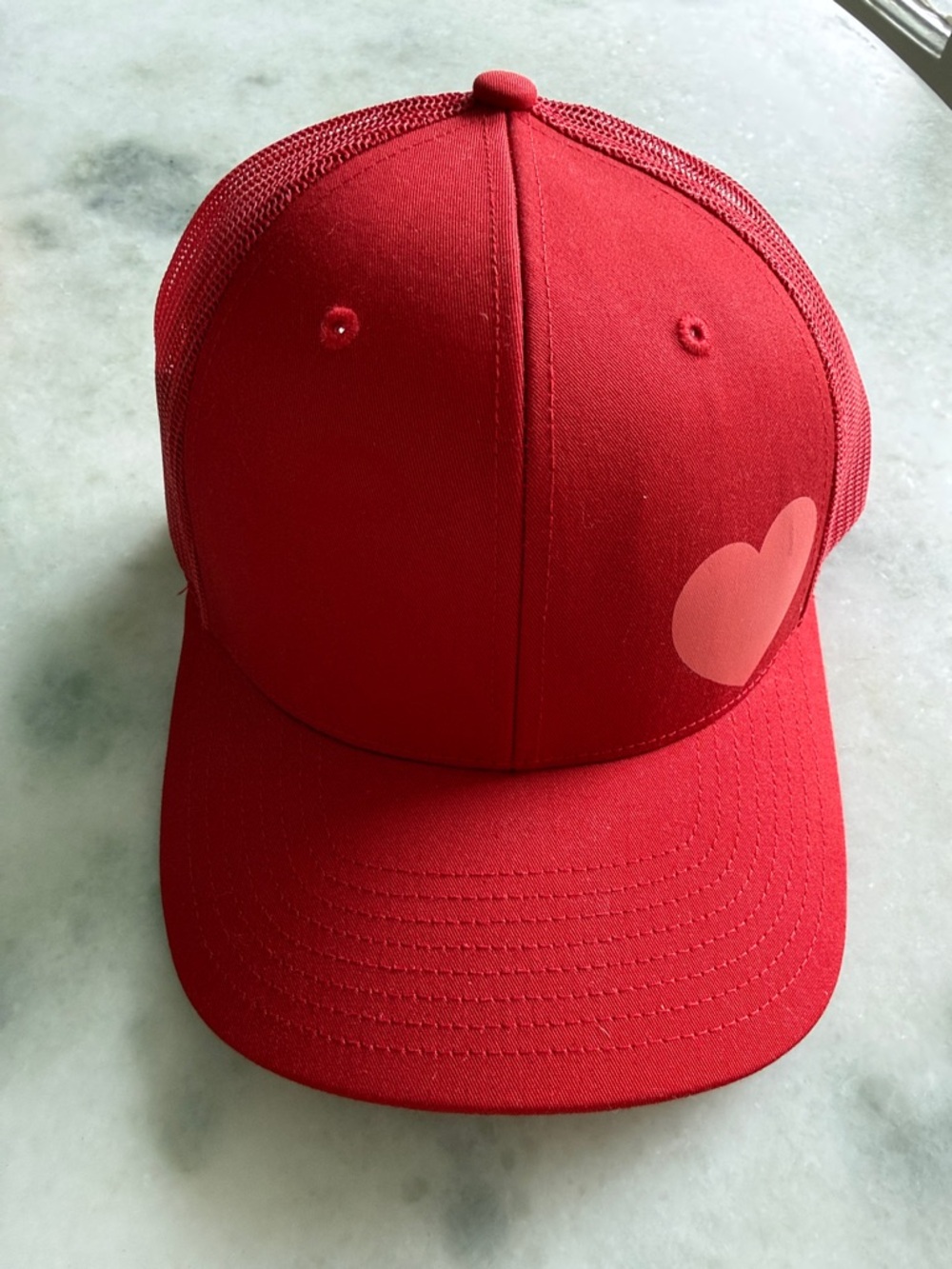 Red Heart Trucker Cap - Women's Hat